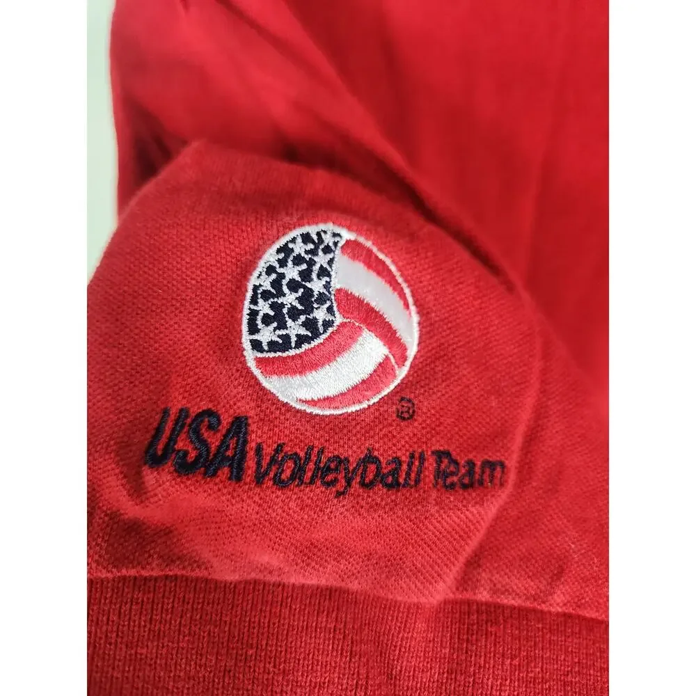 Vintage Nike USA Volleyball Polo men's XL